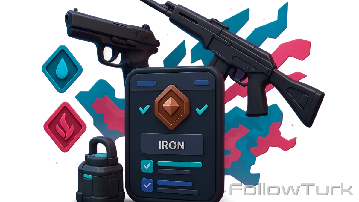 Compra inteligente de valorant iron account: checklist - FollowTurk Blog