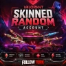 Cuenta aleatoria de Valorant con skins