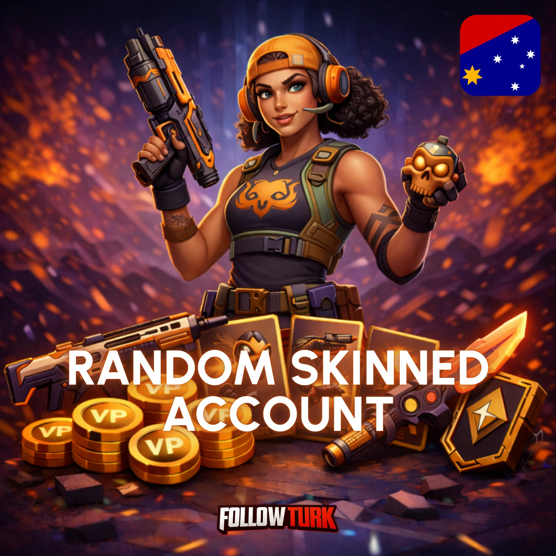 AP - Asia Pacific Cuenta Aleatoria con Skins - Acceso Completo - FollowTurk