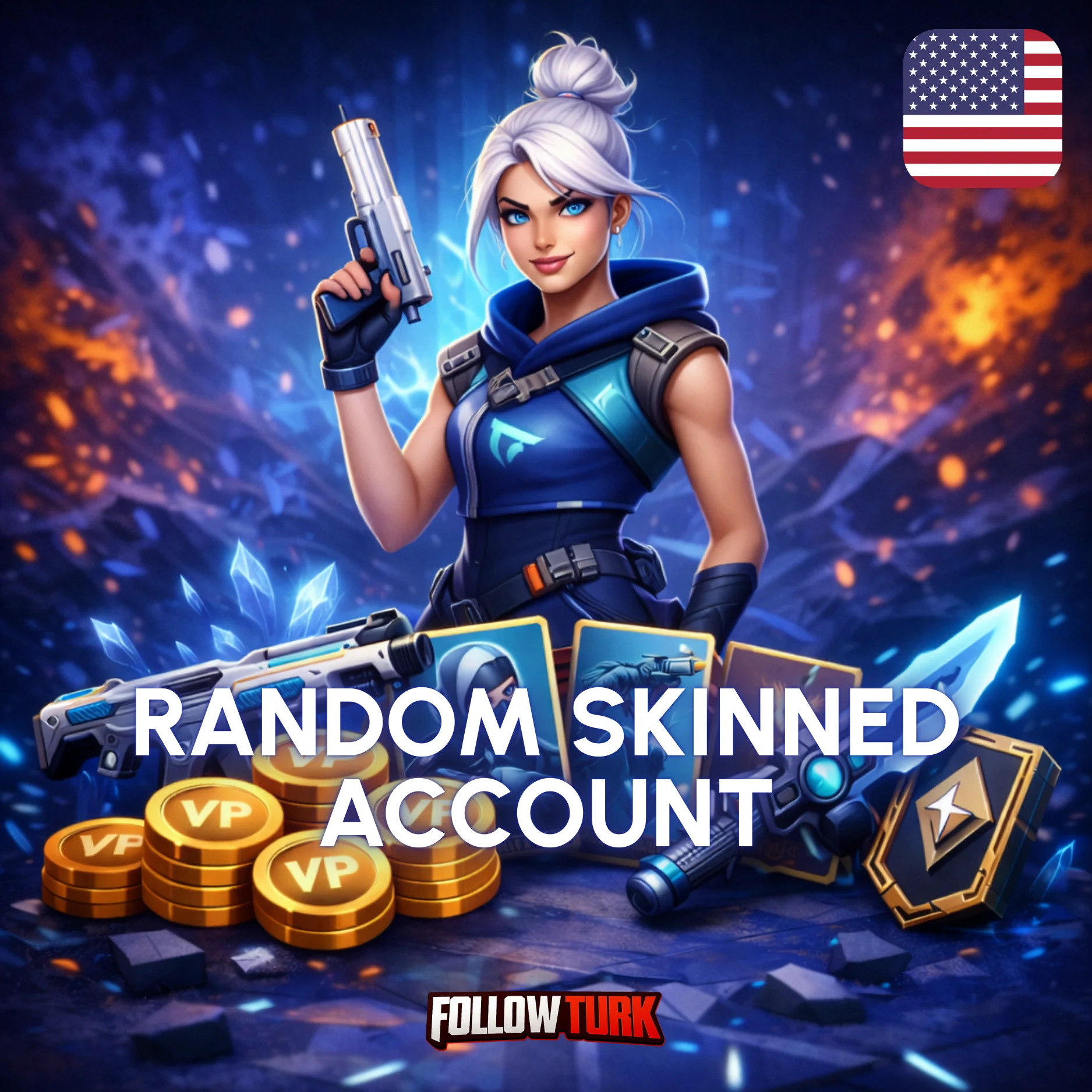 NA - Cuenta aleatoria con skins de Norteamérica - Acceso completo - FollowTurk
