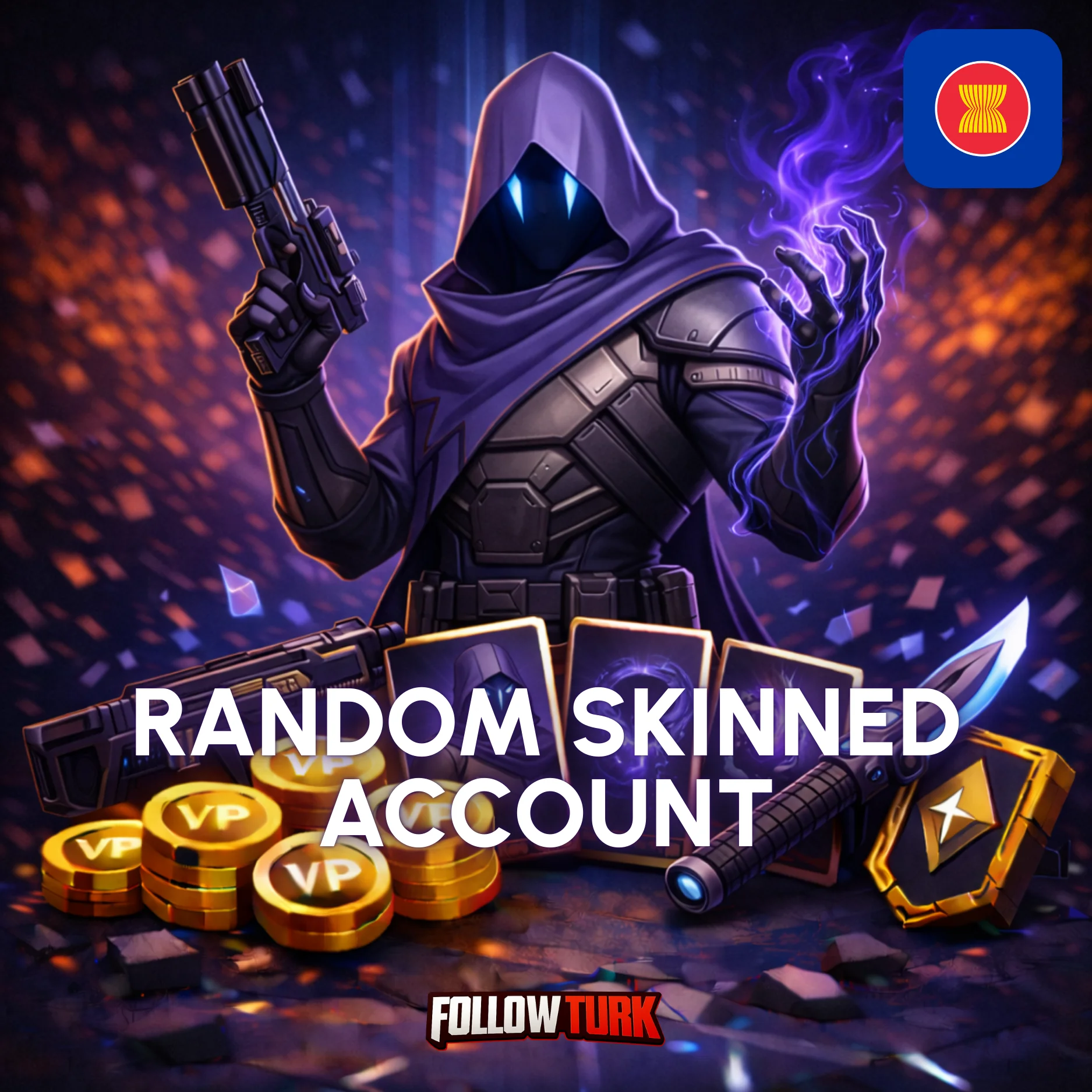 LA - Cuenta Aleatoria de Valorant con Skins - Acceso Completo - FollowTurk