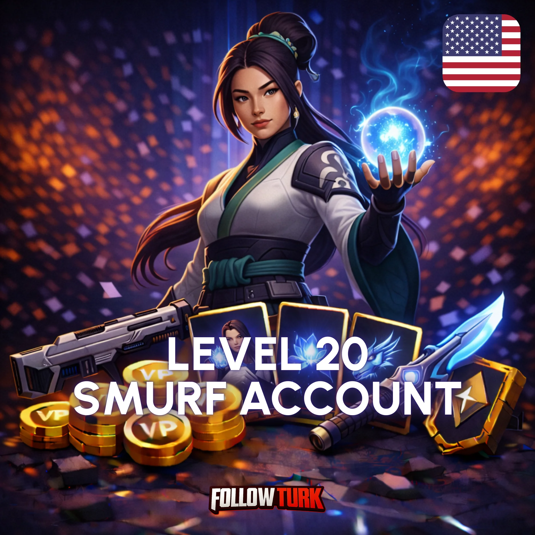 Cuenta Smurf de Norteamérica (NA) - FollowTurk