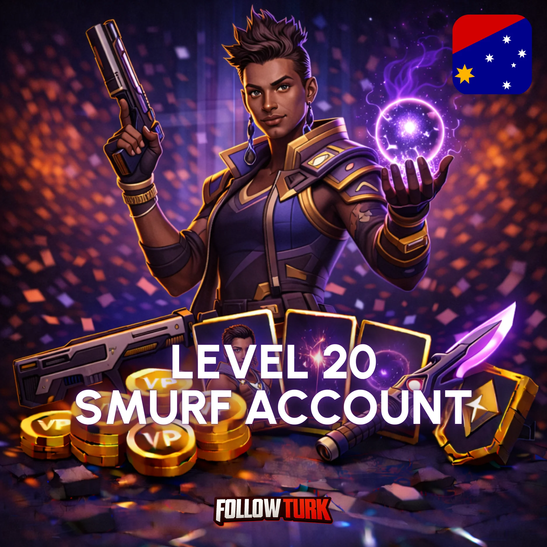 Cuenta Smurf de Asia-Pacífico (AP) - FollowTurk