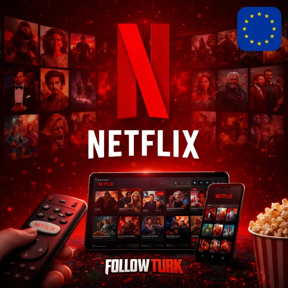Tarjeta regalo de Netflix Europa en euros - FollowTurk