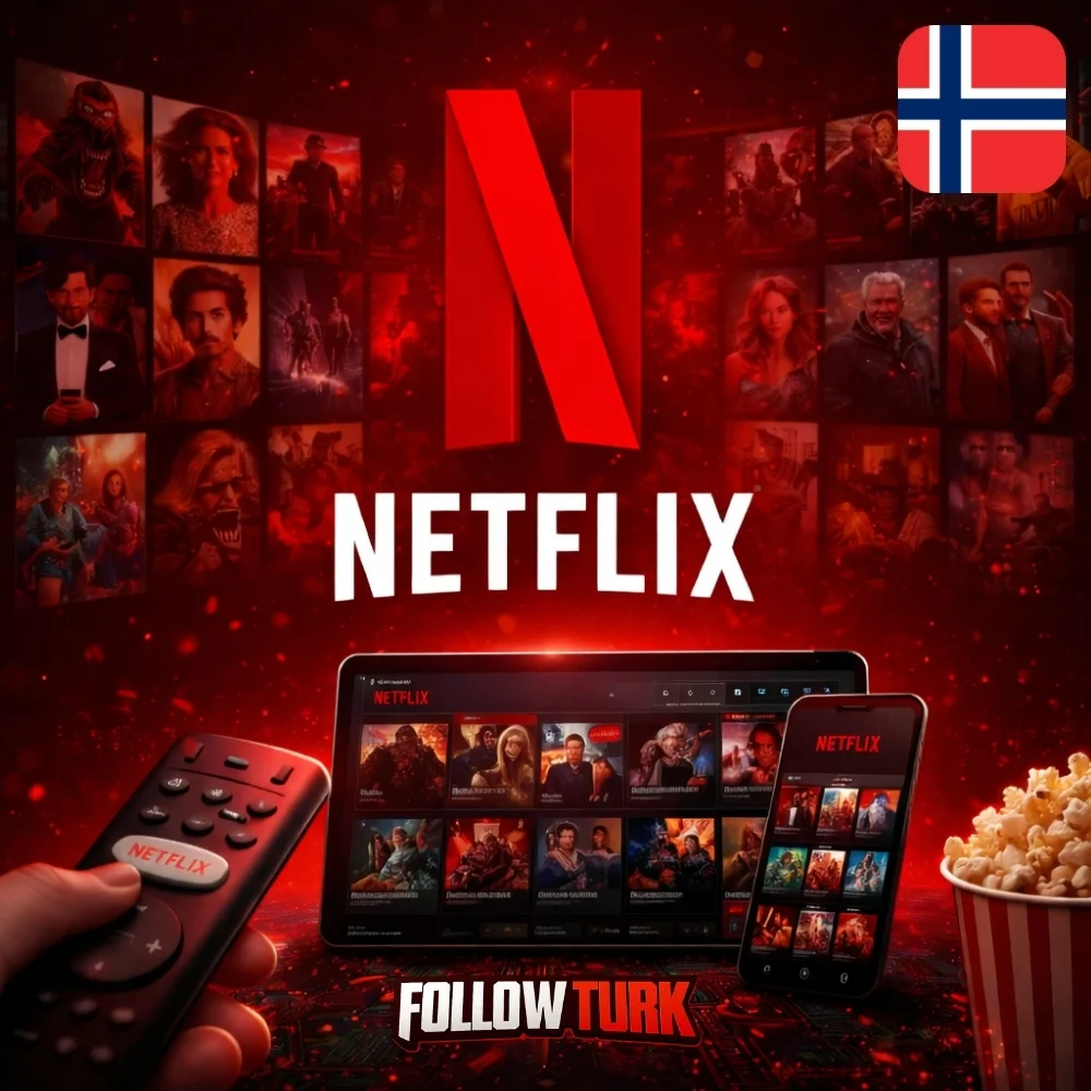 Netflix Noruega - Tarjeta regalo NOK - FollowTurk