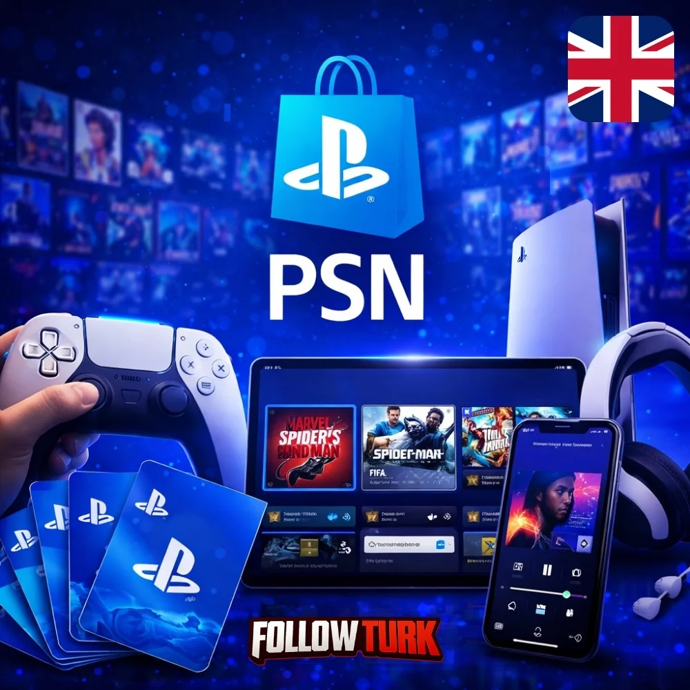 PlayStation Reino Unido - Tarjeta PSN Digital - FollowTurk