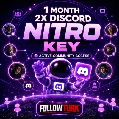 Clave de Discord Nitro 2X por 1 Mes