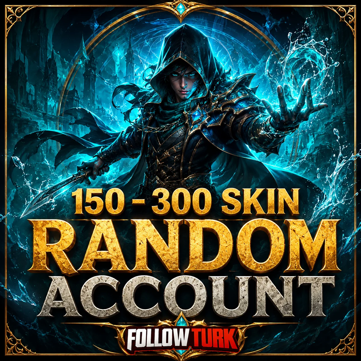 Cuenta Legend aleatoria con 150-300 skins - FollowTurk