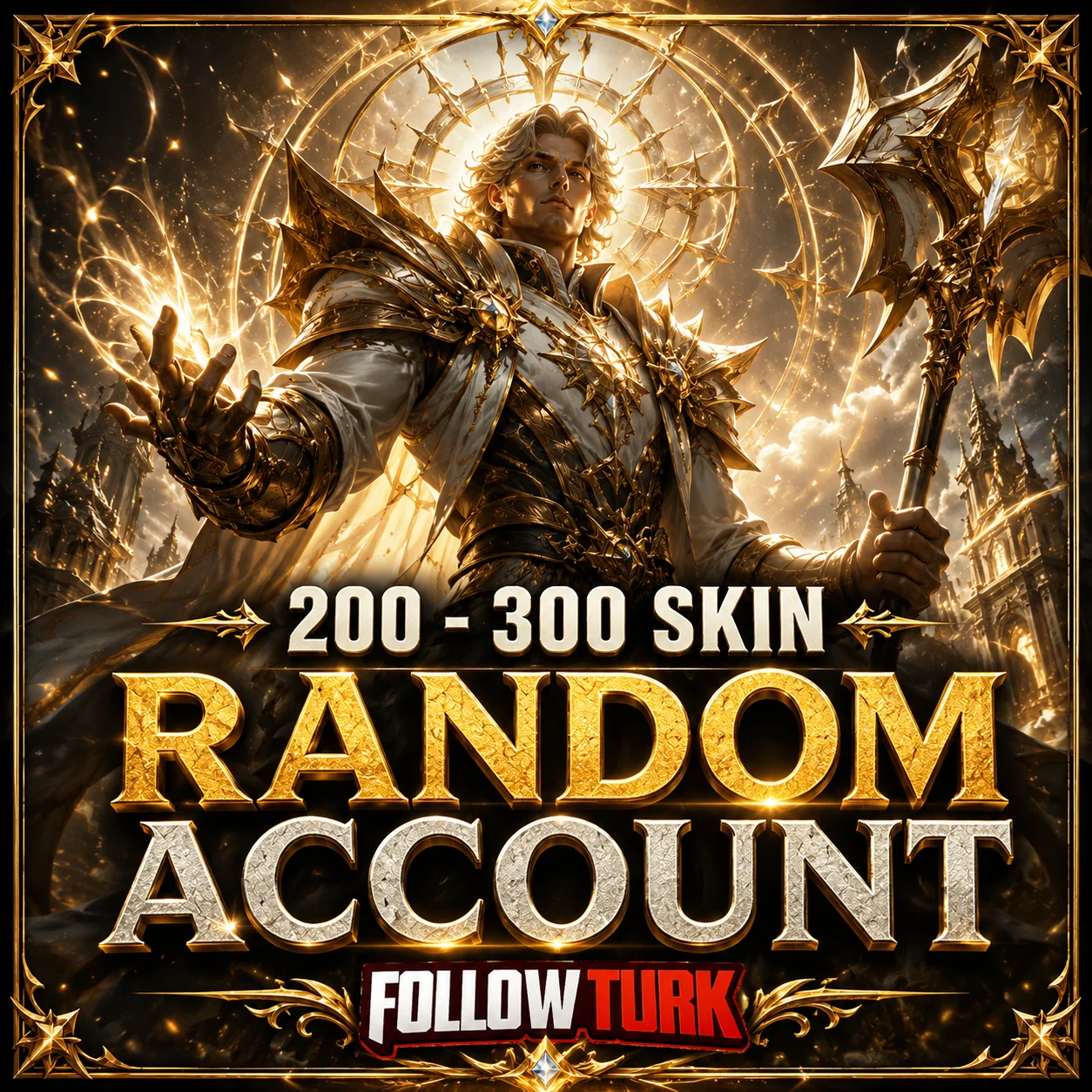 Cuenta Legend Aleatoria con 200 a 300 Skins - FollowTurk