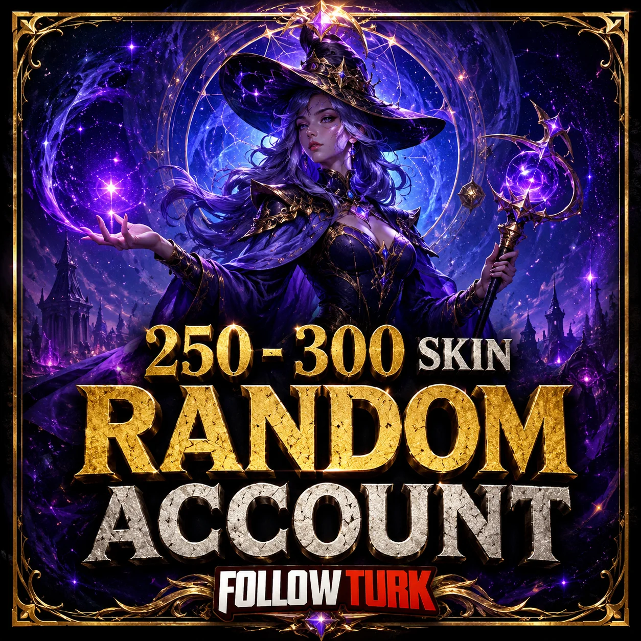 Cuenta Legend aleatoria con 250 a 300 skins - FollowTurk