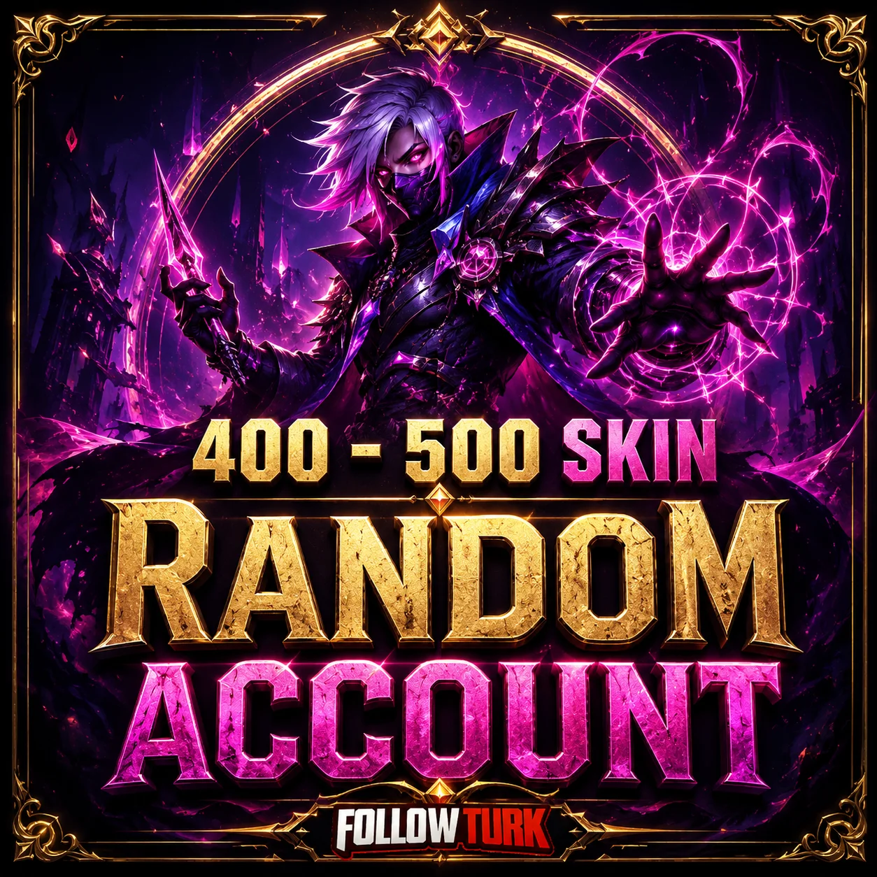 Cuenta Legend aleatoria con 400 a 500 skins - FollowTurk