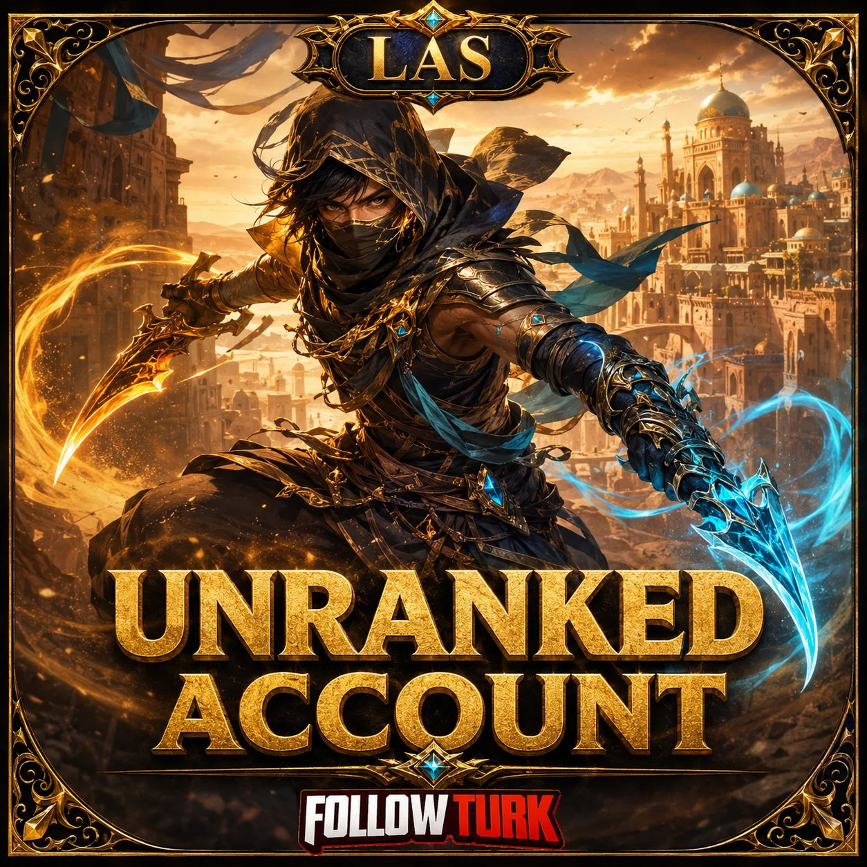 Cuenta LAS sin rango - FollowTurk