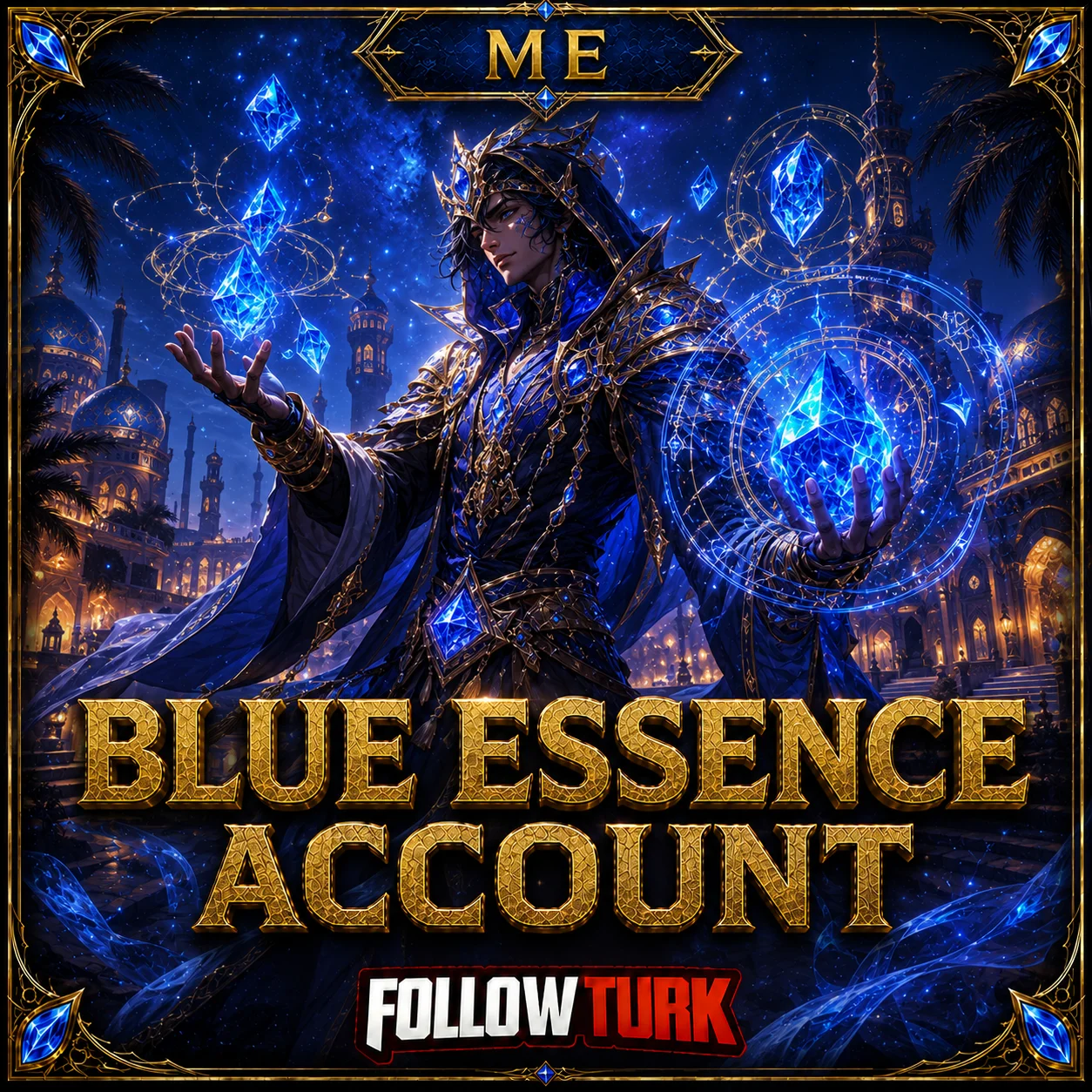 Cuenta de Esencia Azul - ME - FollowTurk