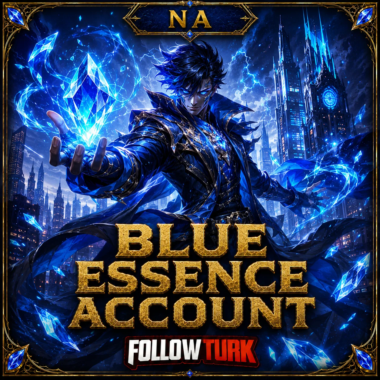 Cuenta de Esencia Azul NA - FollowTurk