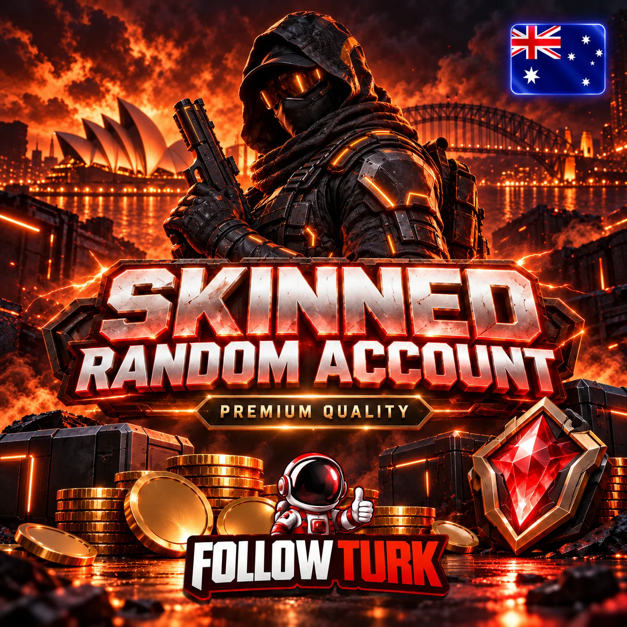 AP - Asia Pacific Cuenta Aleatoria con Skins - Acceso Completo - FollowTurk