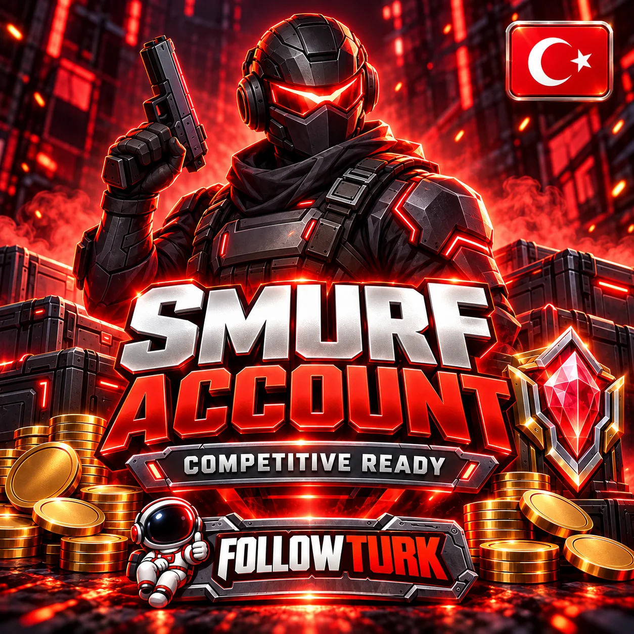 Cuenta Smurf de Valo Turquía (TR) - FollowTurk