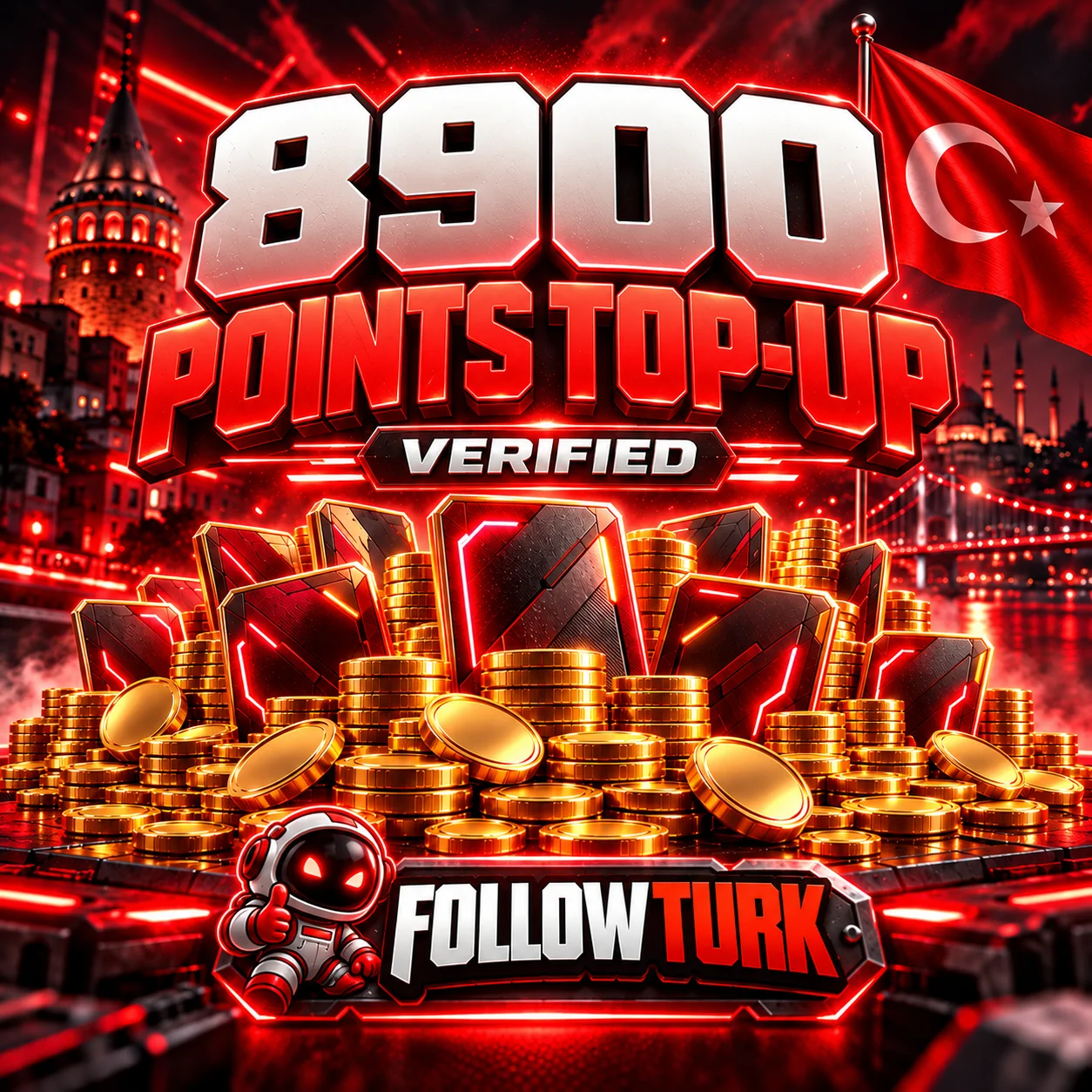 Turquía 8900 VP (Puntos Valo TR) - FollowTurk