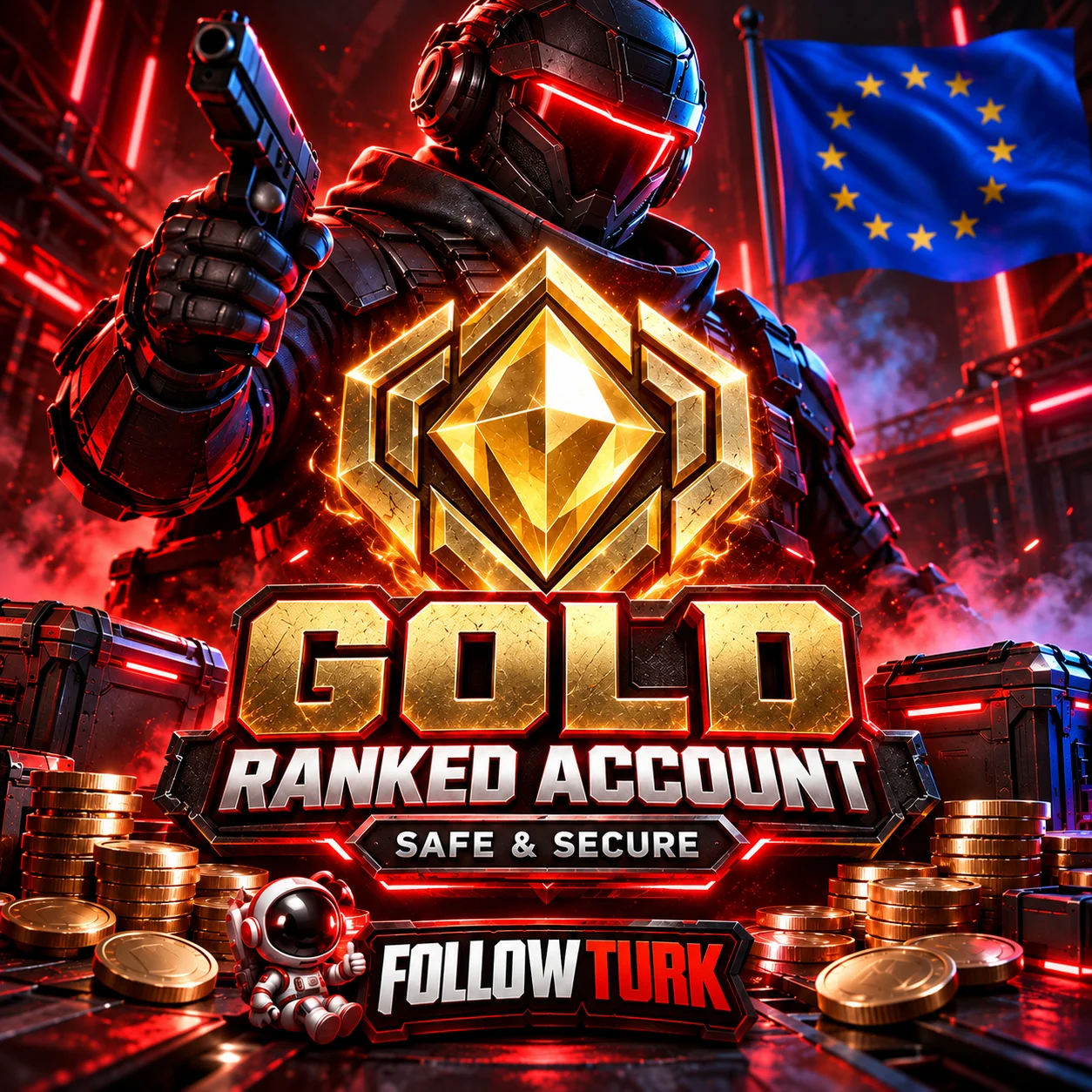 Europa - Cuenta Gold EU de Valo - FollowTurk
