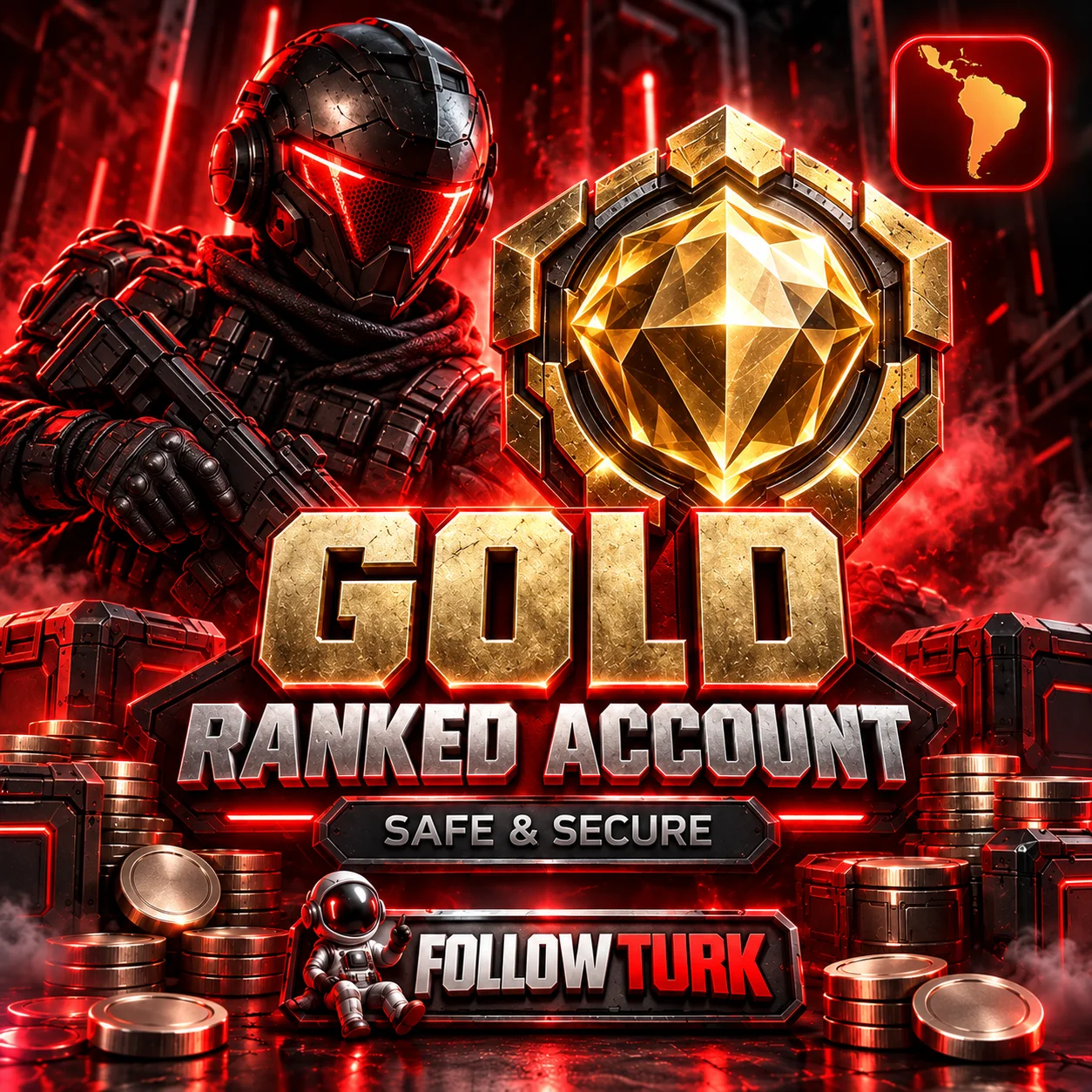 Cuenta Gold de Valo para Latinoamérica (LA) - FollowTurk